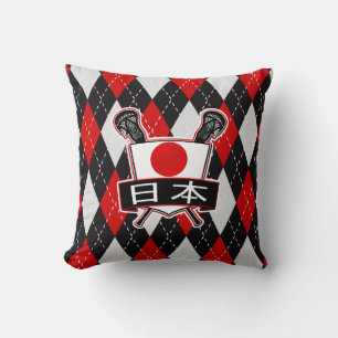 Japanese Lacrosse Throw Cushion