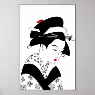 JAPANESE LADY1_POSTER POSTER