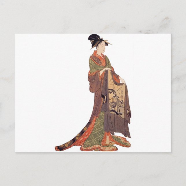 Japanese Lady Postcard (Front)