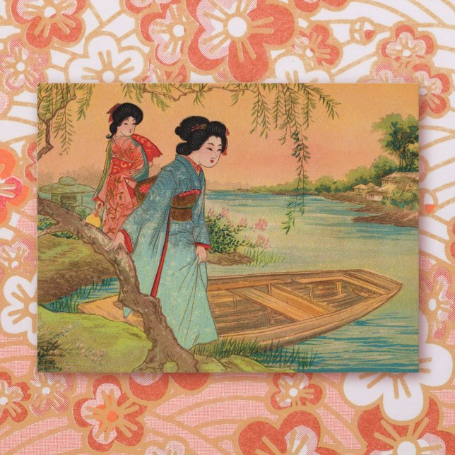 Japanese Lakeside Postcard (Creator Uploaded)