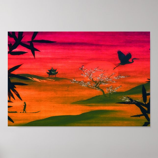 JAPANESE LANDSCAPE ART POSTER (Front)