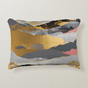 Japanese Landscape Decorative Cushion