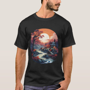 Japanese Landscape Tranquillity T-Shirt