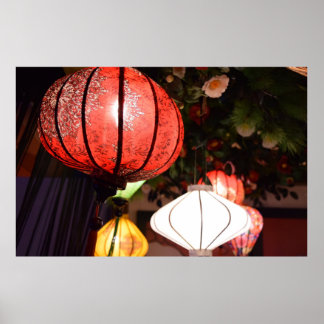 Japanese Lantern Poster