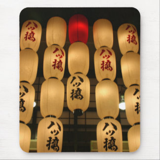 japanese lanterns mouse pad