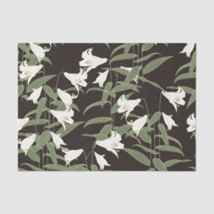 Japanese Lily Flowers Tissue Paper