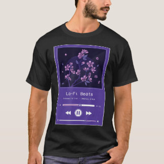 Japanese Lofi Aesthetic Sakura Cherry Blossom Flow T-Shirt
