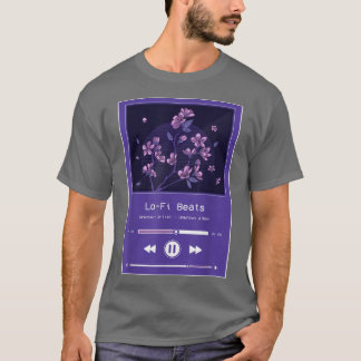 Japanese Lofi Aesthetic Sakura Cherry Blossom Flow T-Shirt