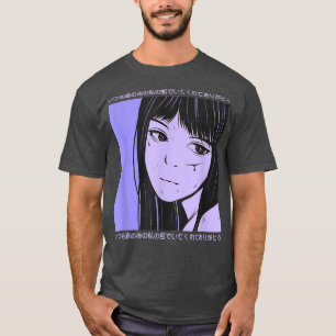 Japanese LoFi Girl Anime Character - Japan Aesthet T-Shirt