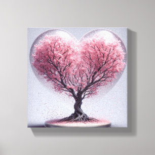 Japanese Love Cherry Blossom  Canvas Print