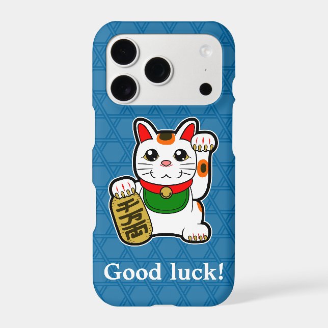 Japanese Lucky Cat Case-Mate iPhone Case (Back)