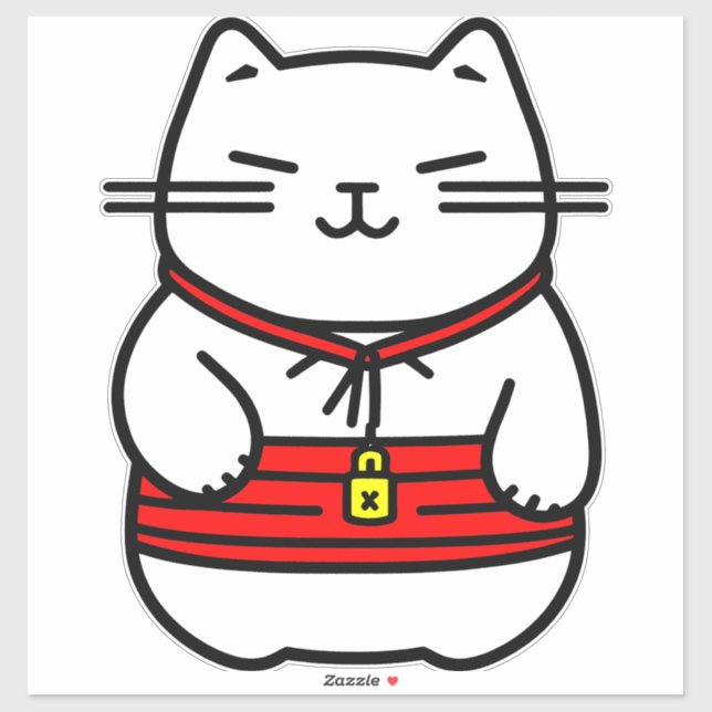Japanese Lucky Cat or Maneki-Neko (Sheet)