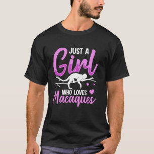 Japanese Macaque Monkey Design for a Macaque exper T-Shirt