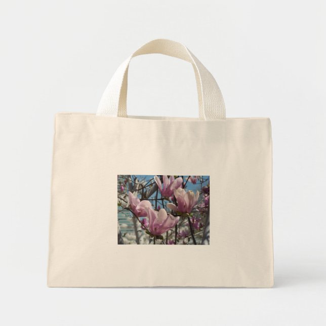 Japanese Magnolia Mini Tote Bag (Front)