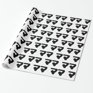 Japanese Mama ママ   Nihongo Language Wrapping Paper