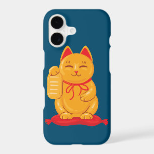 Japanese Maneki Neko Gold Cat, Symbol of Wealth