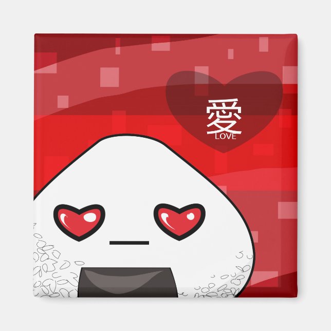 Japanese Manga Mascot Magnet (Front)