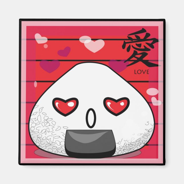 Japanese Manga Mascot Magnet (Front)