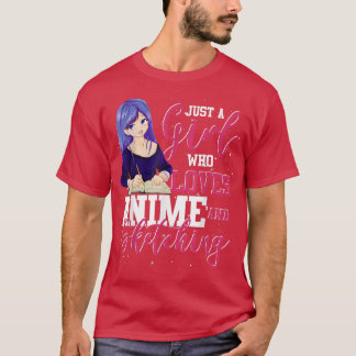 Japanese Manga Otaku Sketching Girls Kawaii Japan  T-Shirt