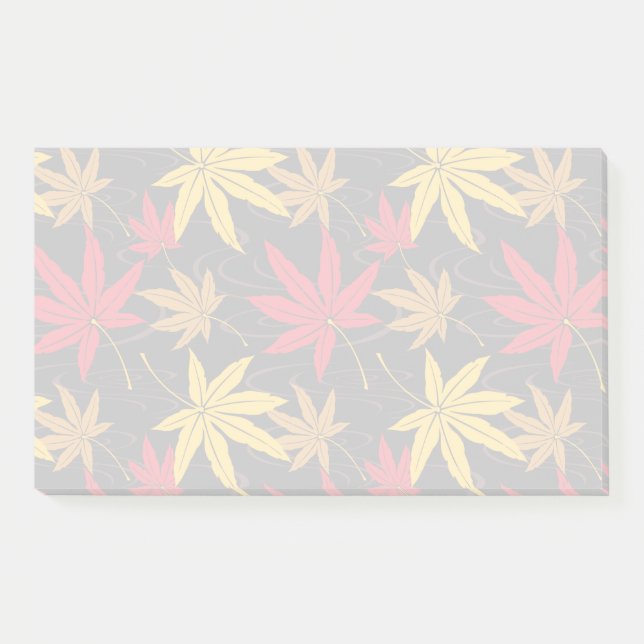 JAPANESE MAPLE (BLACK) POST-IT NOTES (Front)