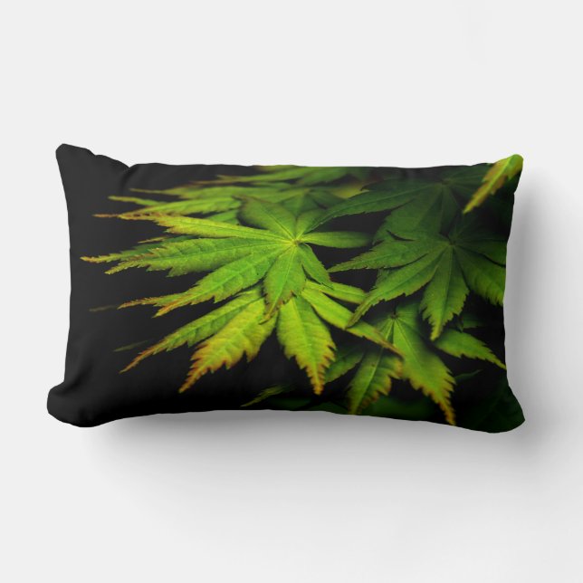 Japanese Maple in Spring Lumbar Cushion (Front)