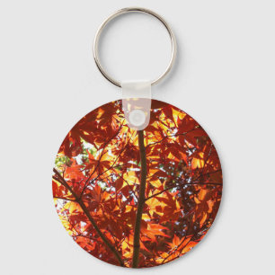 Japanese Maple in the Sun Key Ring