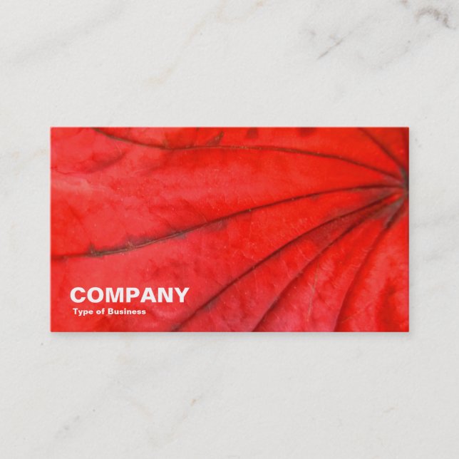 Japanese Maple Leaf Business Card (Front)