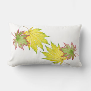 Japanese Maple on a Lumbar Pillow