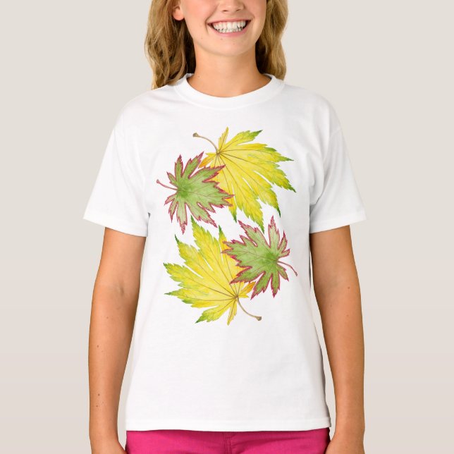 Japanese Maple on a T-Shirt (Front)
