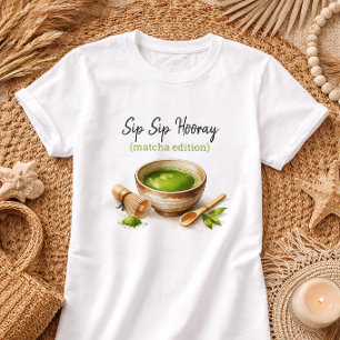 Japanese Matcha Lover Funny Matcha Green Tea Tee 