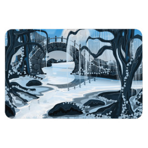 Japanese Meditation Garden Magnet