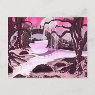 Japanese Meditation Garden Postcard