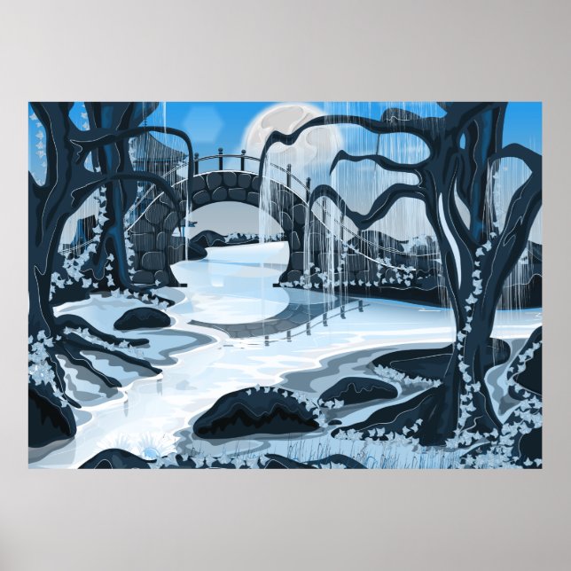 Japanese Meditation Garden Poster (Front)