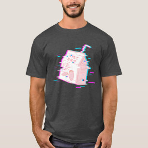 Japanese Milk Carton Kawaii Anime funny T-Shirt