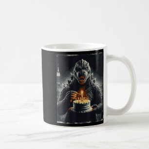 Japanese Monster Birthday Cake Funny Party Women Coffee Mug