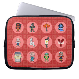 Japanese Monster Yokai Spirit Laptop Sleeve