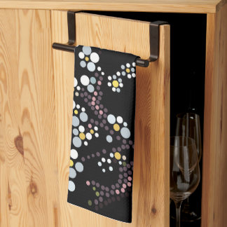 Japanese Mosaic Cherry Blossom Floral Tea Towel