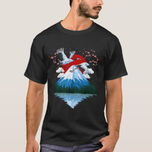 Japanese Mountain Cranes T-Shirt