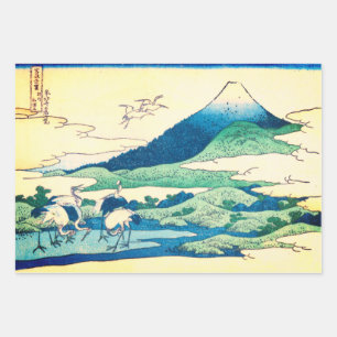 JAPANESE MOUNTAIN PRINT Wrapping Paper Sheet Set