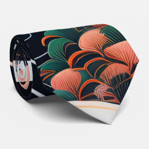 japanese necktie vintage retoro 【浮世絵パンクシティ】 ネクタイ