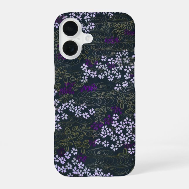 Japanese Night Cherry Blossom Phone Case | Yozakur (Back)