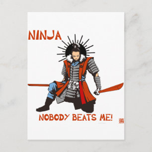 Japanese NINJA 忍者 Postcard
