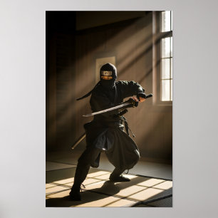 Japanese Ninja Shadow Warrior Poster