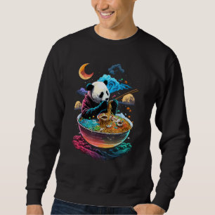 Japanese Noodles Ramen Bowl Funny Racoon Soup Ram Sweatshirt