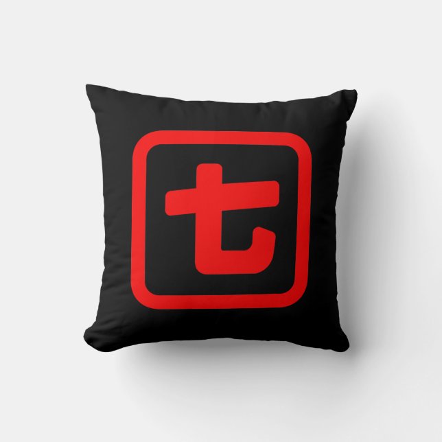 Japanese Number Seven 七 【Nana】 Kanji Cushion (Front)