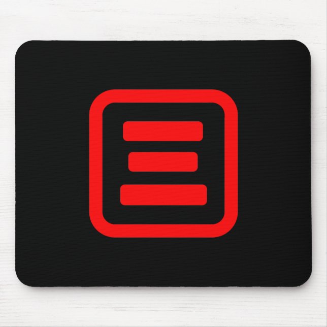 Japanese Number Three 三 【San】 Kanji Mouse Pad (Front)
