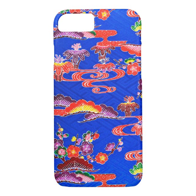 Japanese Okinawan Dye (Bingata) Case-Mate iPhone Case (Back)