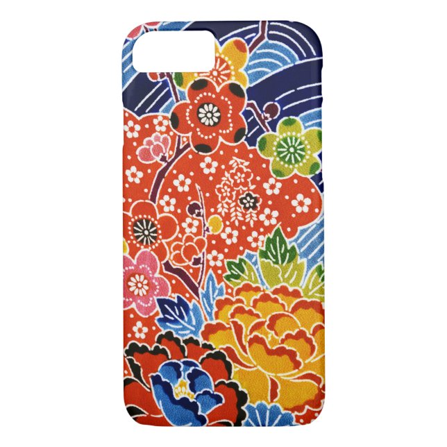 Japanese Okinawan Dye (Bingata) Case-Mate iPhone Case (Back)