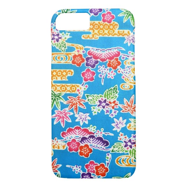 Japanese Okinawan Dye (Bingata) Case-Mate iPhone Case (Back)