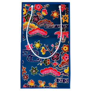 Japanese Okinawan Dye (Bingata) Small Gift Bag